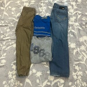 Bundle of Boys Gap/Cherokee Tees/Buffalo Jeans/Rt 66 Cuffed Pants Boys Sz 10-12
